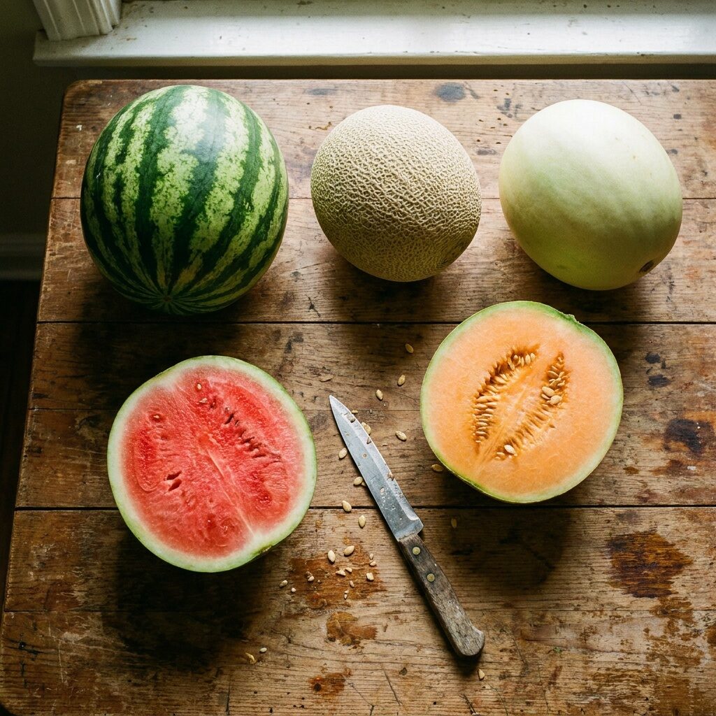 Assorted Texas melons